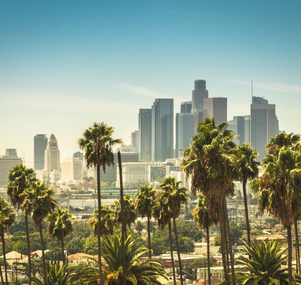 Hot Los Angeles Skyline